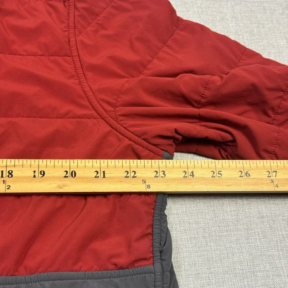 The North Face Jacket Mens‎ XL Red Puffer Insulated Quilted Short Zip Pockets